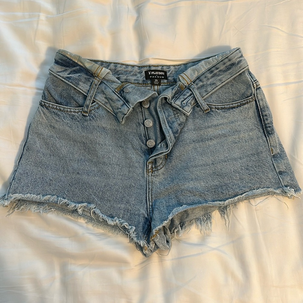 pacsun playboy jean shorts